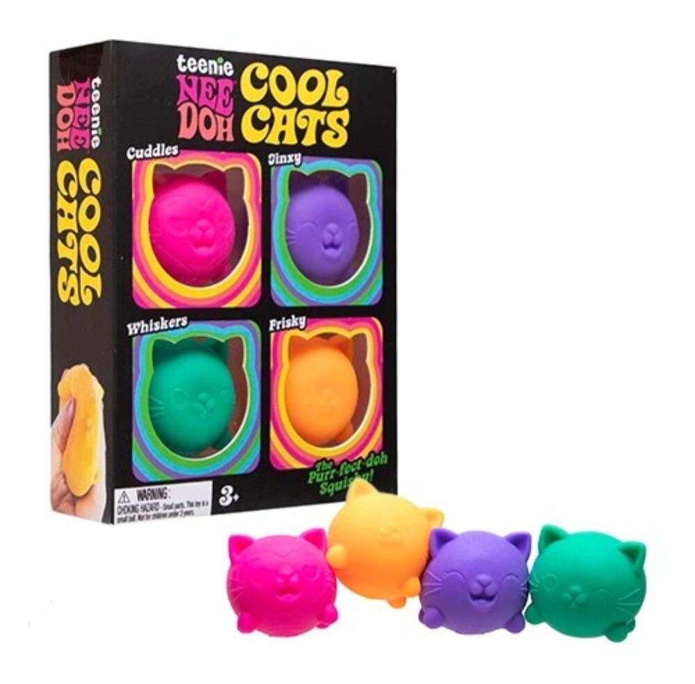 New teenie needoh cool cats 4 pack
